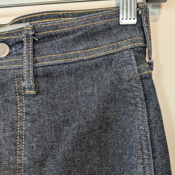 Everlane The Way-High Skinny Jeans Size 25 Regular Dark Wash Denim Stretch - Picture 8 of 16